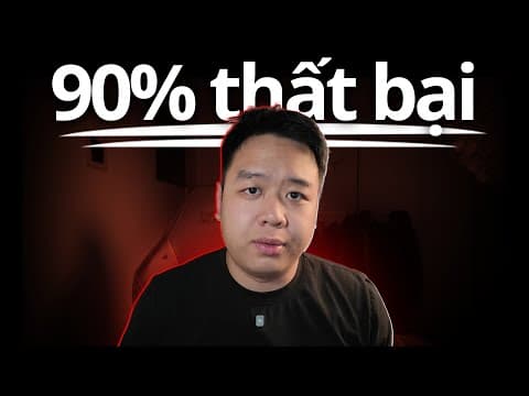 16 phút giải thích lí do tại sao 90% các bạn lại khởi nghiệp thất bại